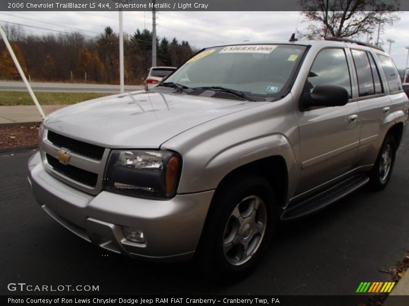 Silverstone Metallic / Light Gray 2006 Chevrolet TrailBlazer LS 4x4