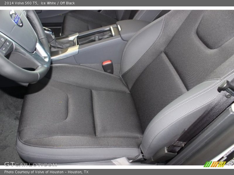 Ice White / Off Black 2014 Volvo S60 T5