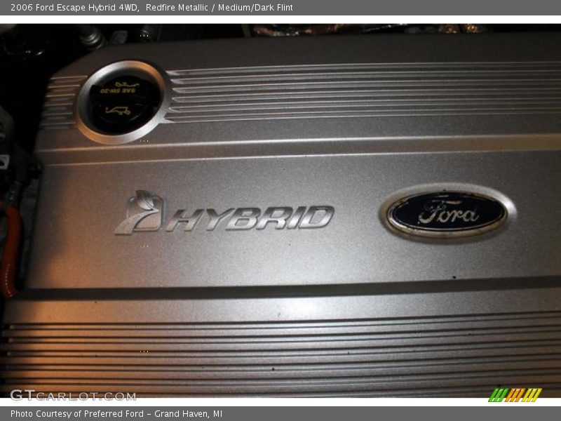 Redfire Metallic / Medium/Dark Flint 2006 Ford Escape Hybrid 4WD
