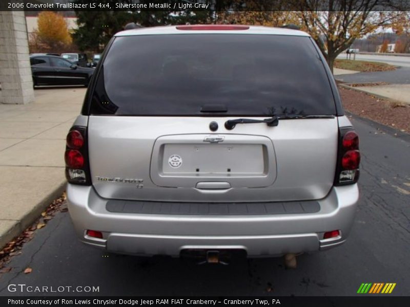 Silverstone Metallic / Light Gray 2006 Chevrolet TrailBlazer LS 4x4