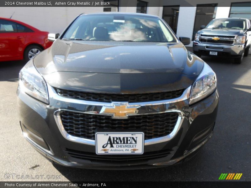 Ashen Gray Metallic / Jet Black 2014 Chevrolet Malibu LS
