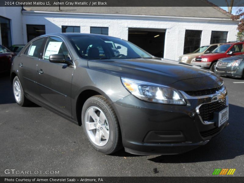 Ashen Gray Metallic / Jet Black 2014 Chevrolet Malibu LS