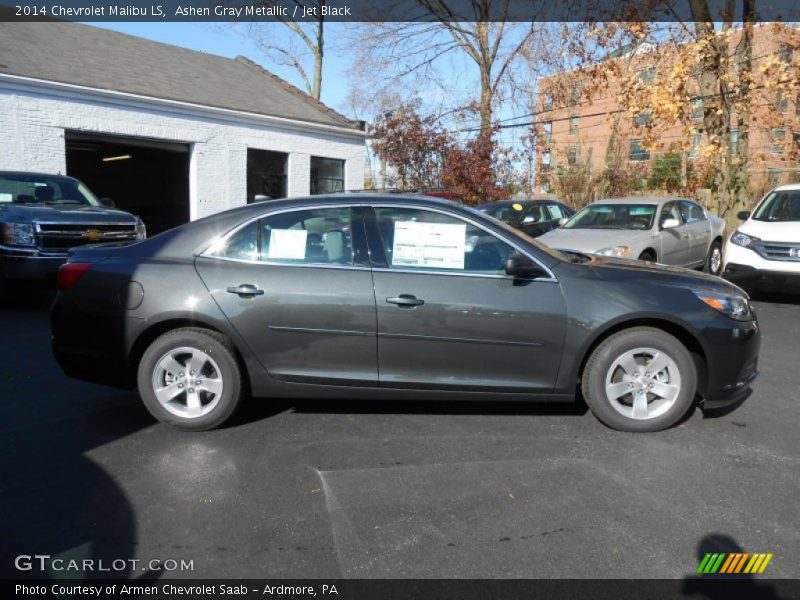 Ashen Gray Metallic / Jet Black 2014 Chevrolet Malibu LS