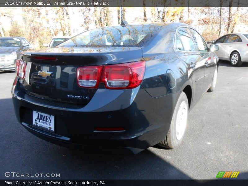 Ashen Gray Metallic / Jet Black 2014 Chevrolet Malibu LS