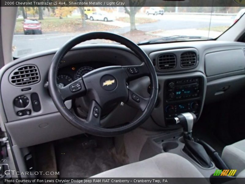 Silverstone Metallic / Light Gray 2006 Chevrolet TrailBlazer LS 4x4