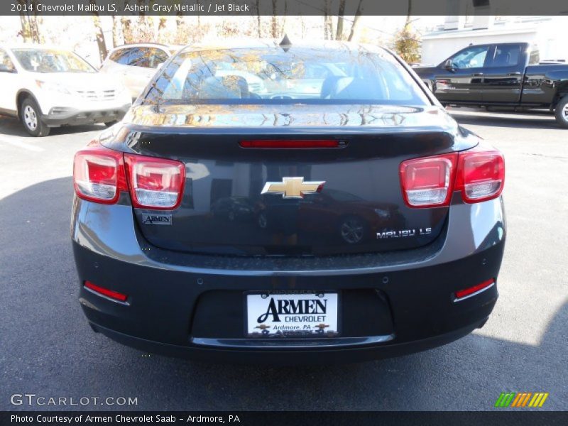 Ashen Gray Metallic / Jet Black 2014 Chevrolet Malibu LS