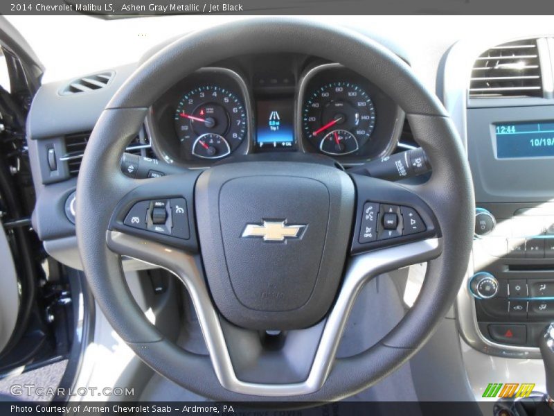 Ashen Gray Metallic / Jet Black 2014 Chevrolet Malibu LS