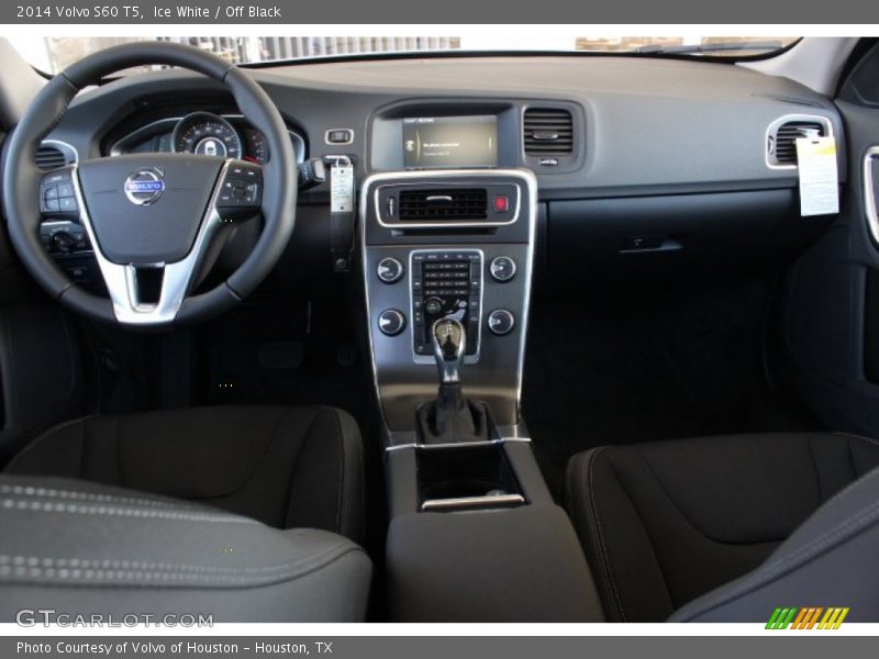 Ice White / Off Black 2014 Volvo S60 T5