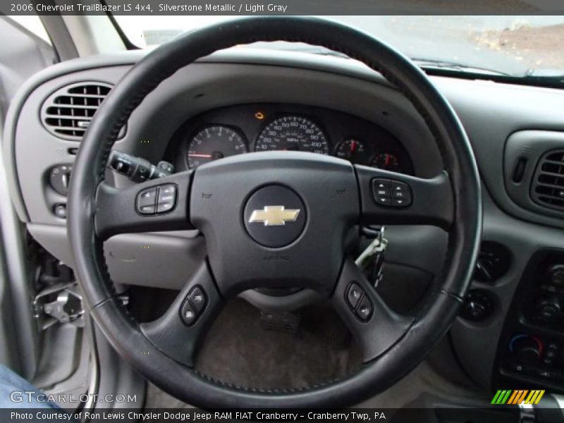 Silverstone Metallic / Light Gray 2006 Chevrolet TrailBlazer LS 4x4
