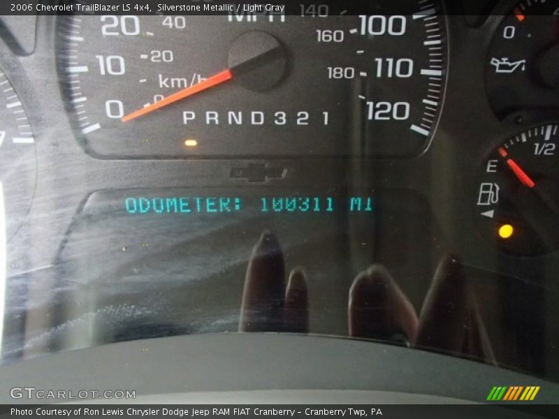 Silverstone Metallic / Light Gray 2006 Chevrolet TrailBlazer LS 4x4