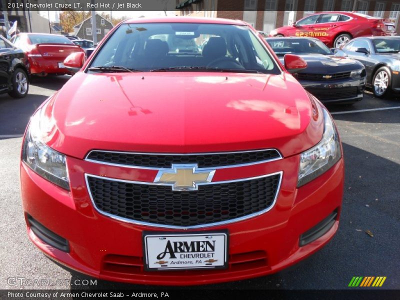 Red Hot / Jet Black 2014 Chevrolet Cruze LT