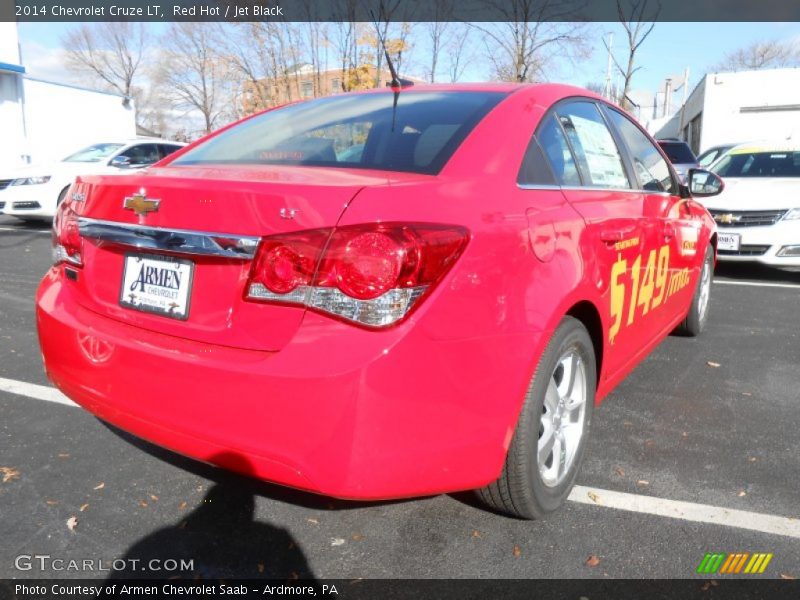 Red Hot / Jet Black 2014 Chevrolet Cruze LT