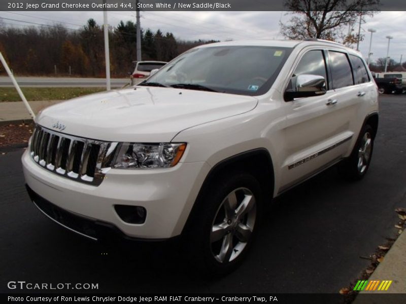 Front 3/4 View of 2012 Grand Cherokee Overland 4x4