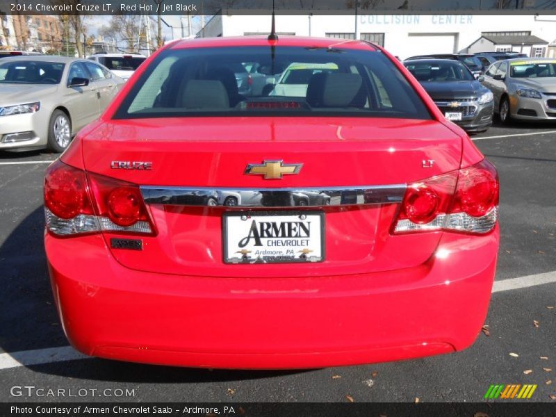 Red Hot / Jet Black 2014 Chevrolet Cruze LT