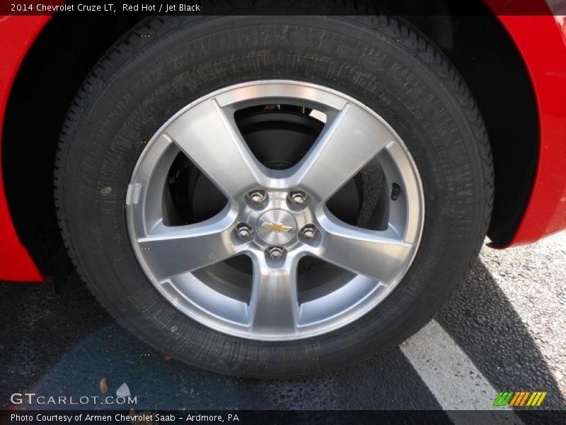Red Hot / Jet Black 2014 Chevrolet Cruze LT