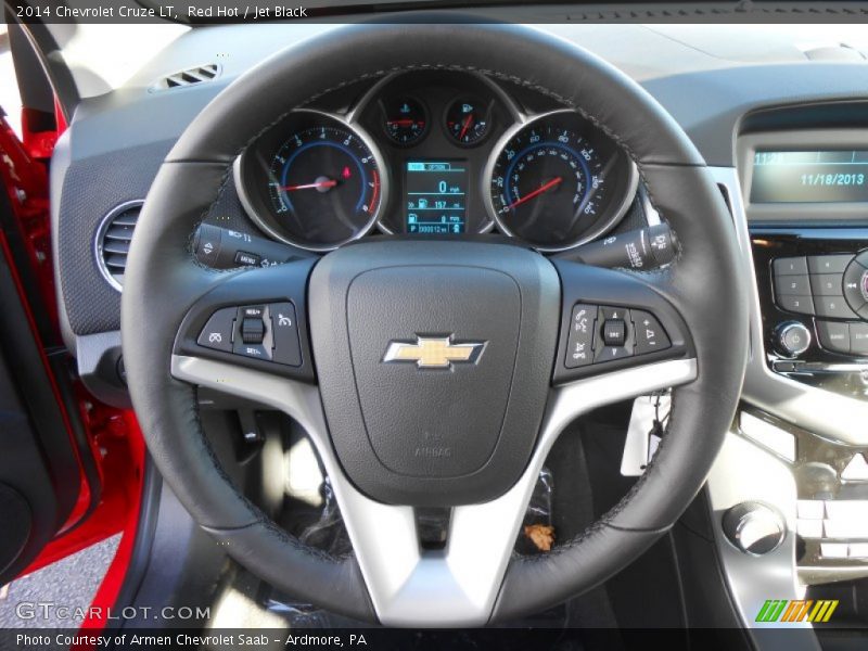 Red Hot / Jet Black 2014 Chevrolet Cruze LT