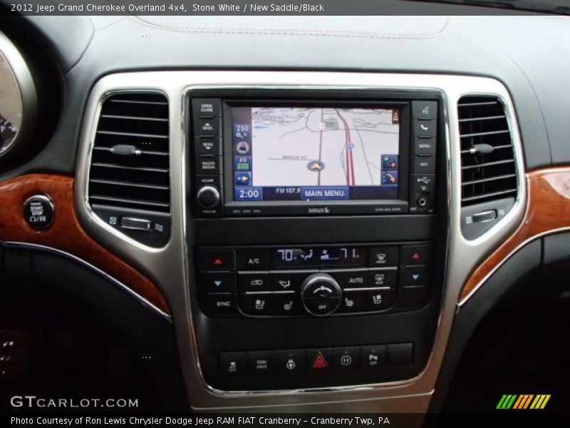 Stone White / New Saddle/Black 2012 Jeep Grand Cherokee Overland 4x4