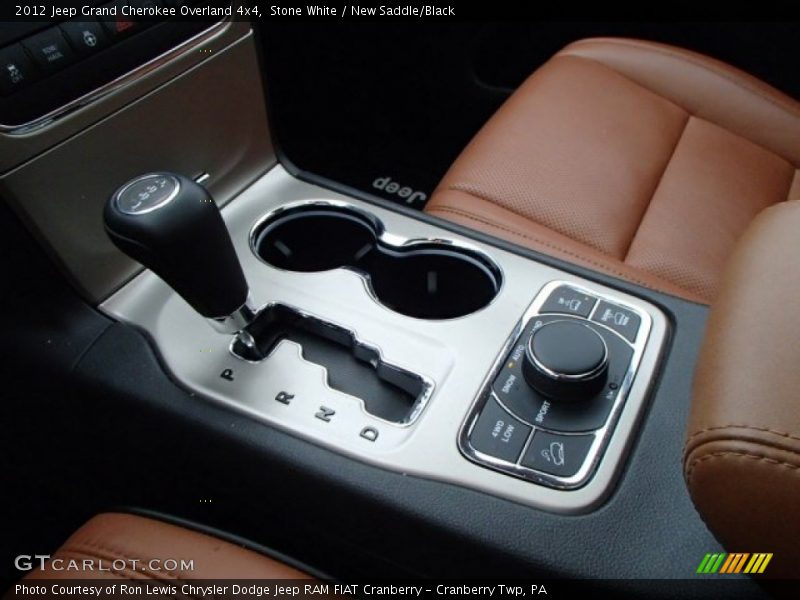 Stone White / New Saddle/Black 2012 Jeep Grand Cherokee Overland 4x4