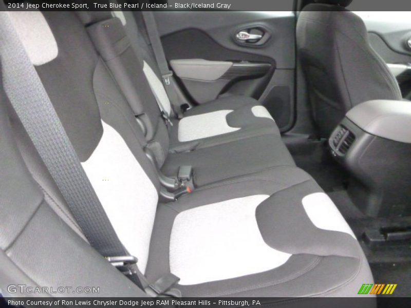 True Blue Pearl / Iceland - Black/Iceland Gray 2014 Jeep Cherokee Sport