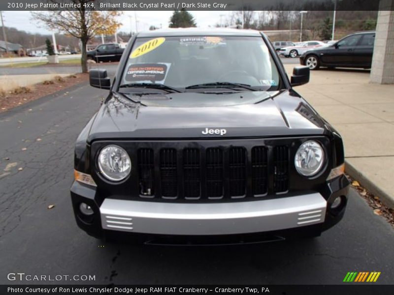 Brilliant Black Crystal Pearl / Dark Slate Gray 2010 Jeep Patriot Limited 4x4
