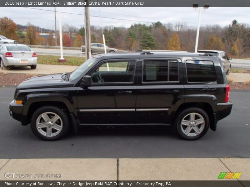 Brilliant Black Crystal Pearl / Dark Slate Gray 2010 Jeep Patriot Limited 4x4