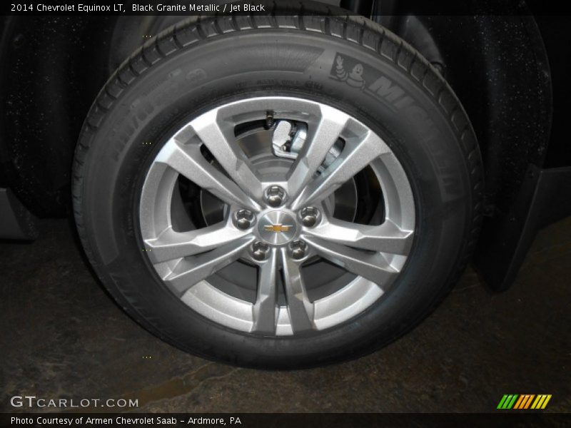 Black Granite Metallic / Jet Black 2014 Chevrolet Equinox LT