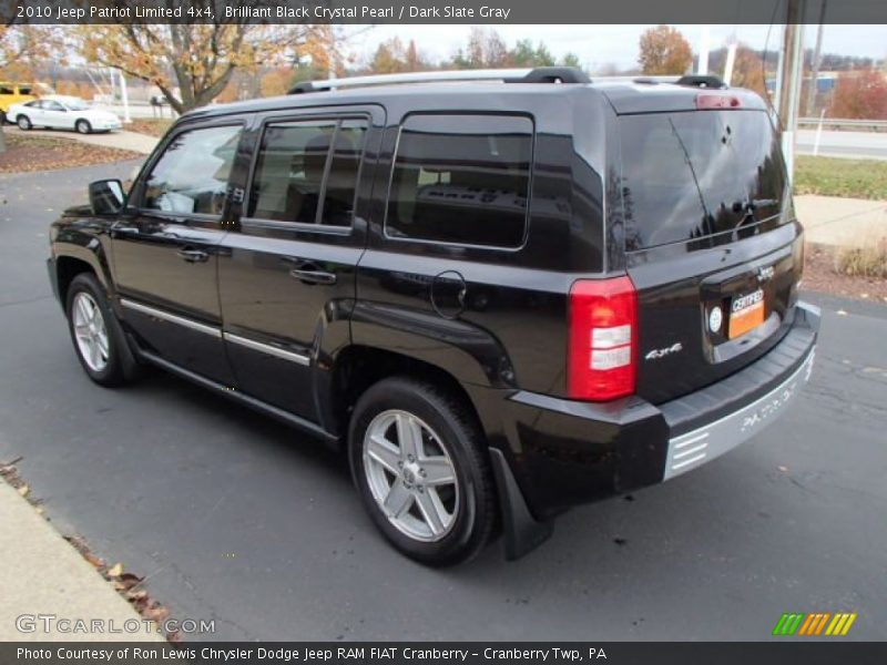 Brilliant Black Crystal Pearl / Dark Slate Gray 2010 Jeep Patriot Limited 4x4