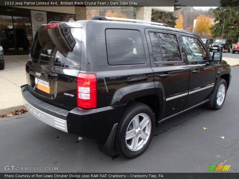 Brilliant Black Crystal Pearl / Dark Slate Gray 2010 Jeep Patriot Limited 4x4
