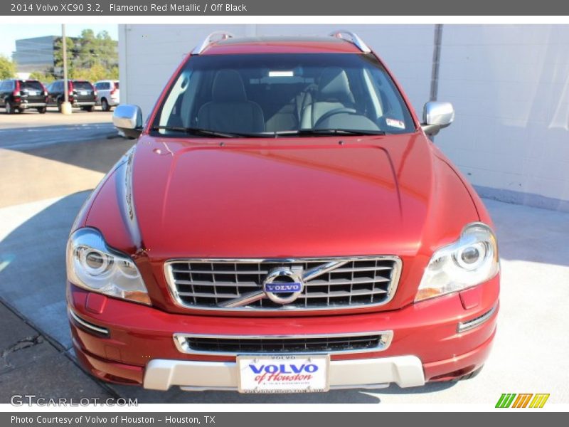 Flamenco Red Metallic / Off Black 2014 Volvo XC90 3.2