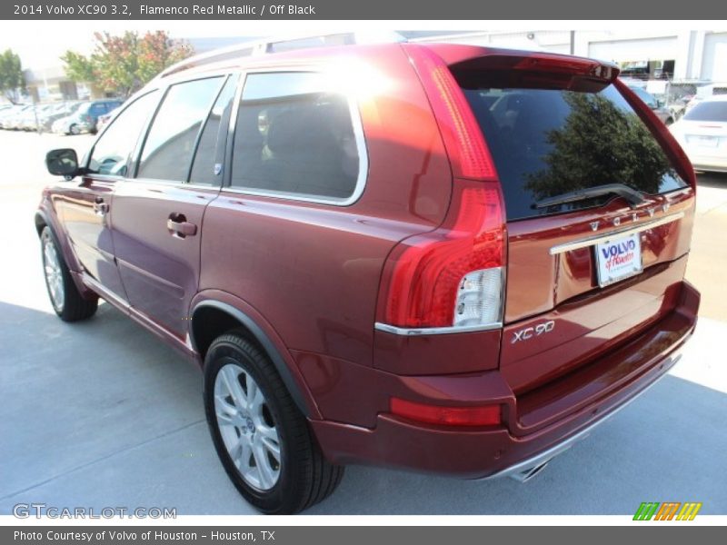 Flamenco Red Metallic / Off Black 2014 Volvo XC90 3.2