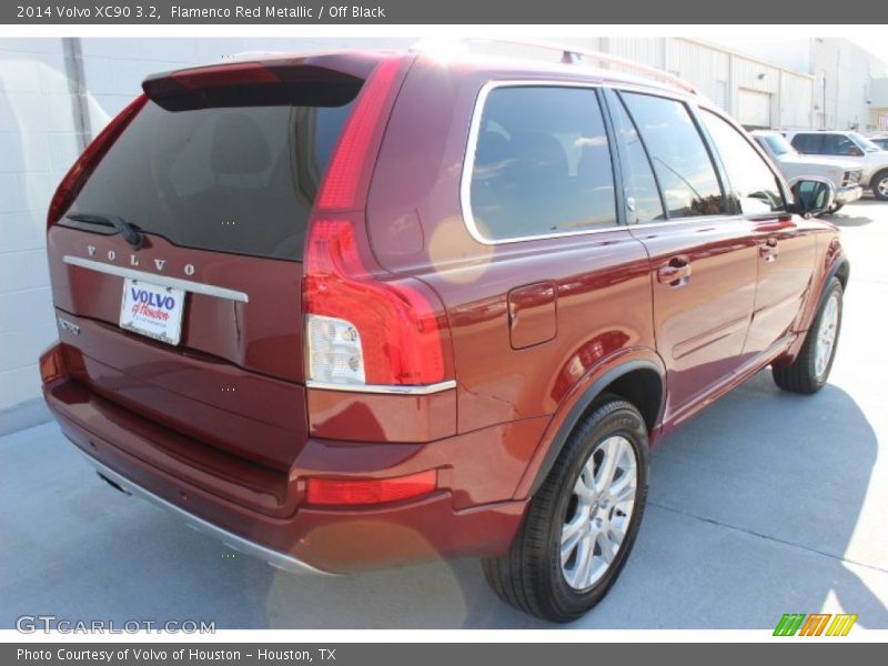 Flamenco Red Metallic / Off Black 2014 Volvo XC90 3.2