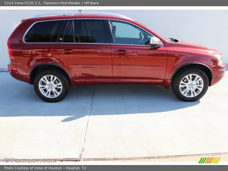 Flamenco Red Metallic / Off Black 2014 Volvo XC90 3.2