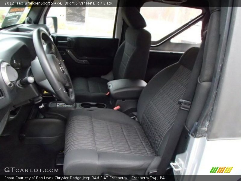 Bright Silver Metallic / Black 2012 Jeep Wrangler Sport S 4x4