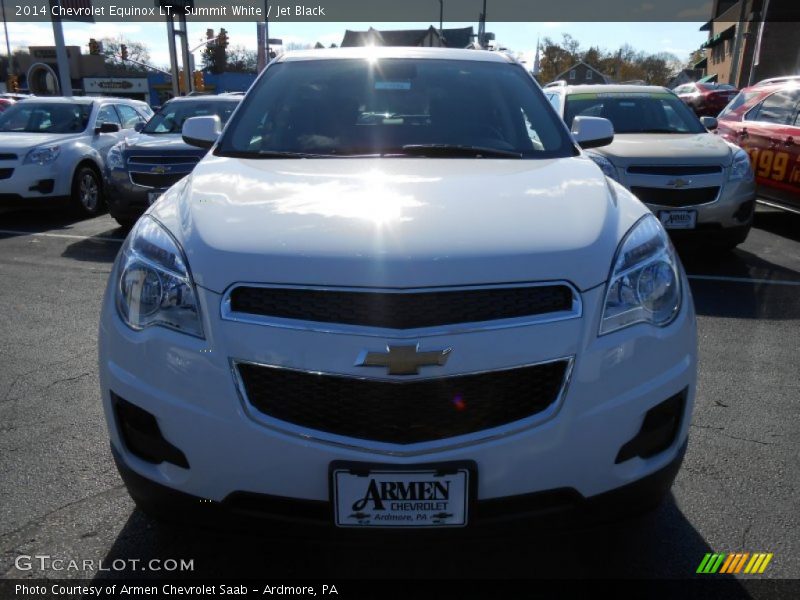 Summit White / Jet Black 2014 Chevrolet Equinox LT