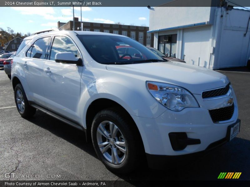 Summit White / Jet Black 2014 Chevrolet Equinox LT