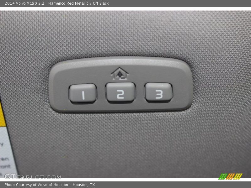 Flamenco Red Metallic / Off Black 2014 Volvo XC90 3.2