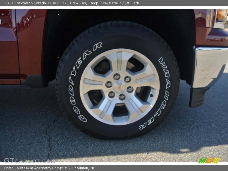 Deep Ruby Metallic / Jet Black 2014 Chevrolet Silverado 1500 LT Z71 Crew Cab