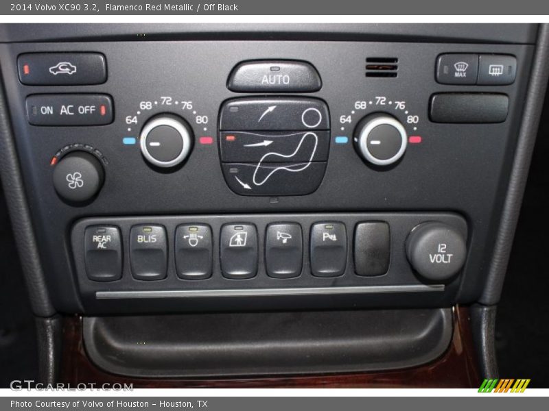 Flamenco Red Metallic / Off Black 2014 Volvo XC90 3.2