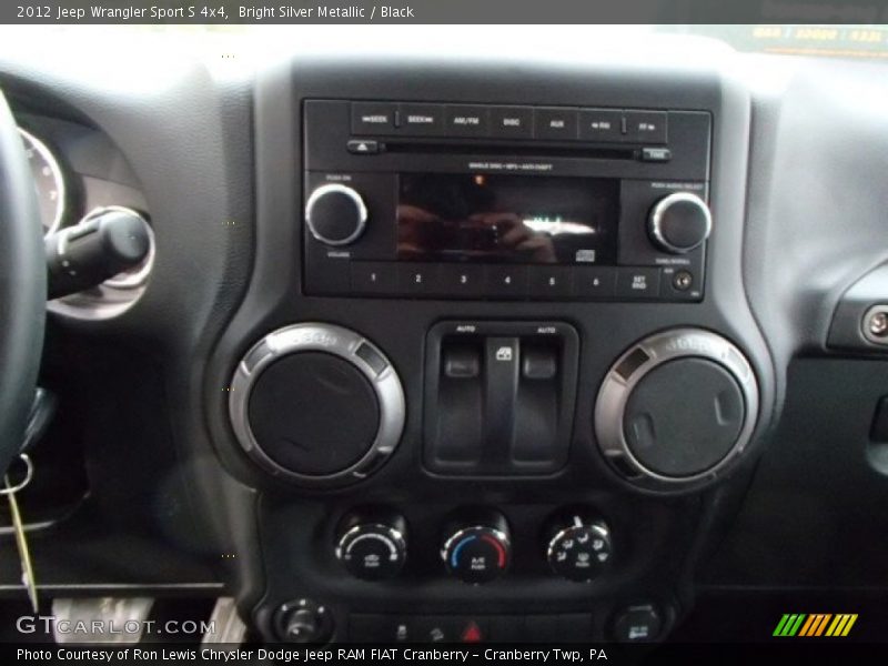 Bright Silver Metallic / Black 2012 Jeep Wrangler Sport S 4x4