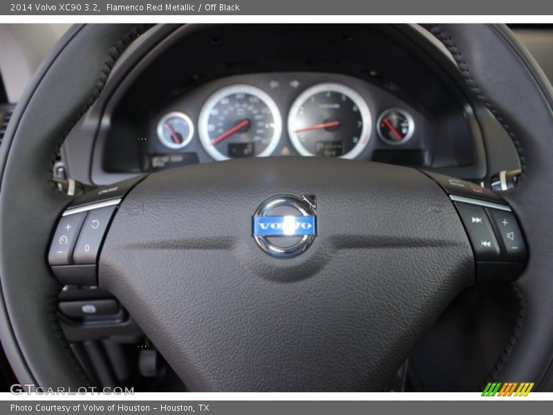 Flamenco Red Metallic / Off Black 2014 Volvo XC90 3.2