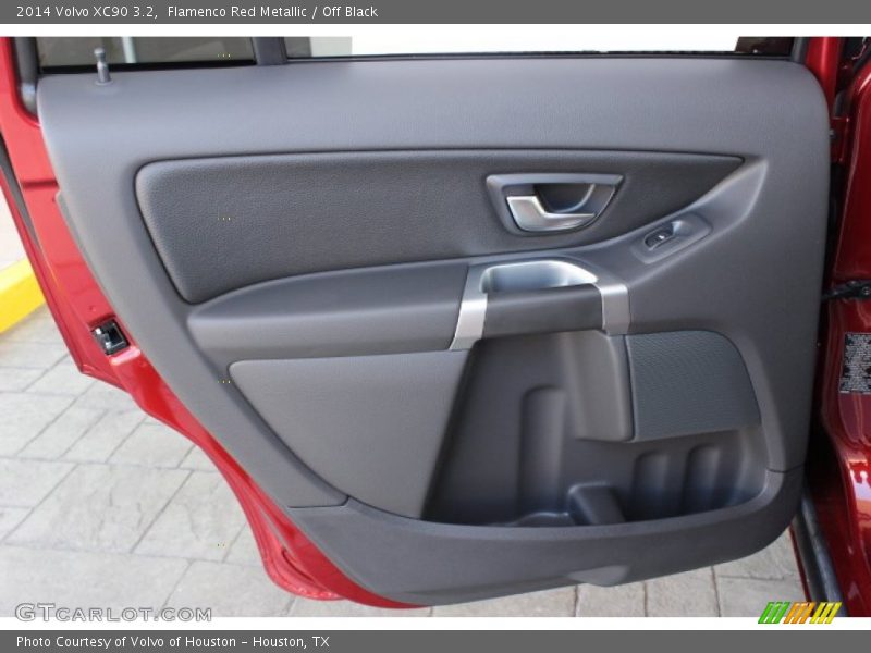 Flamenco Red Metallic / Off Black 2014 Volvo XC90 3.2