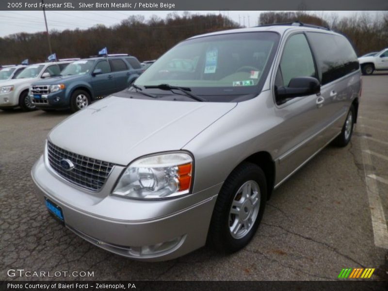 Silver Birch Metallic / Pebble Beige 2005 Ford Freestar SEL