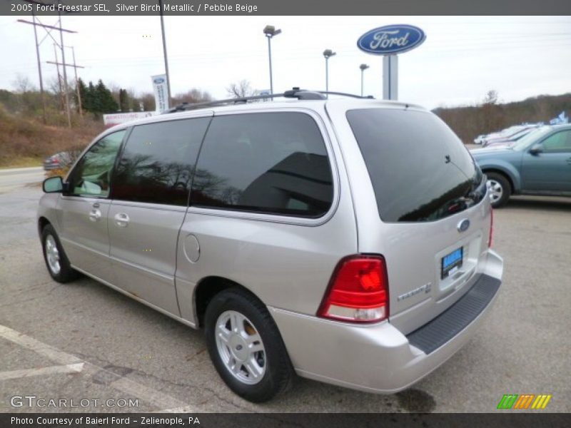 Silver Birch Metallic / Pebble Beige 2005 Ford Freestar SEL