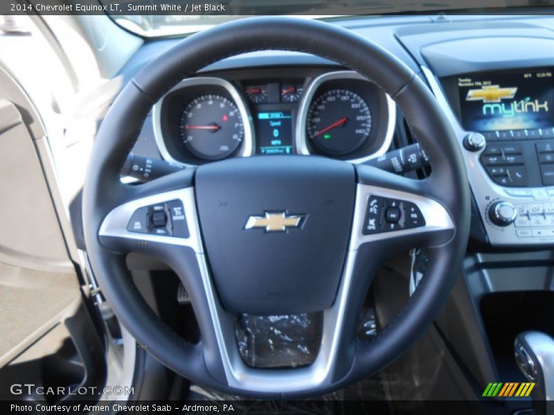 Summit White / Jet Black 2014 Chevrolet Equinox LT