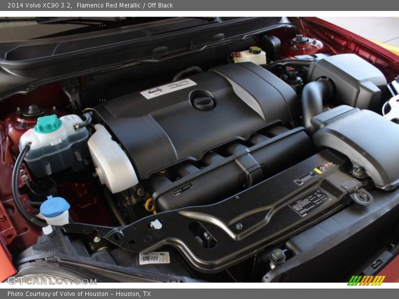 Flamenco Red Metallic / Off Black 2014 Volvo XC90 3.2