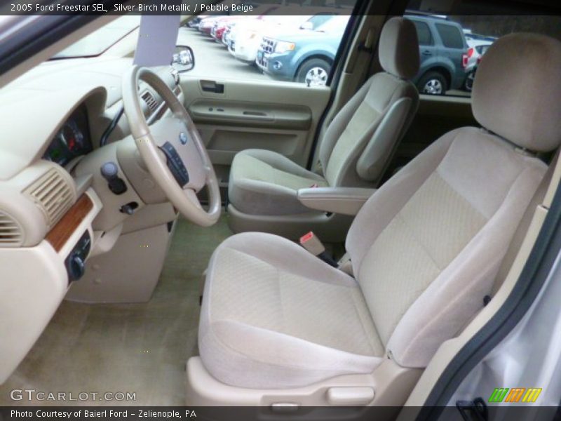 Silver Birch Metallic / Pebble Beige 2005 Ford Freestar SEL