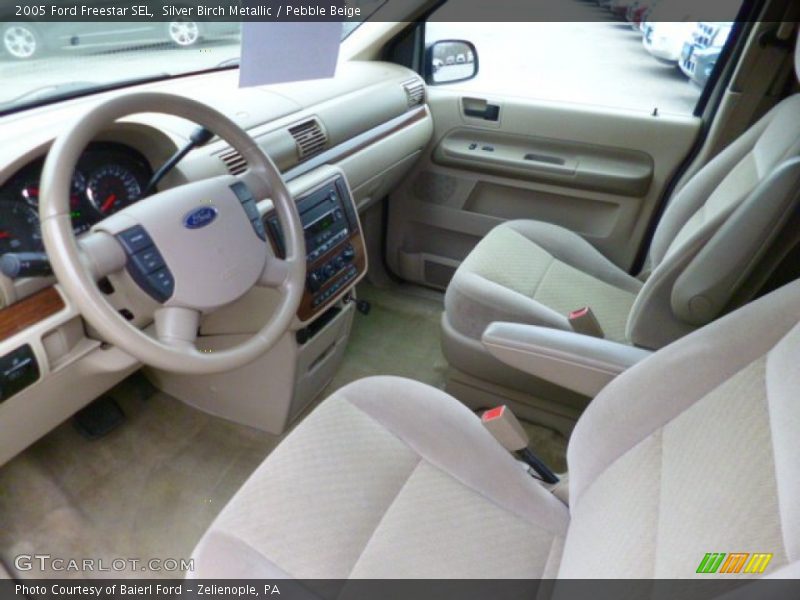 Silver Birch Metallic / Pebble Beige 2005 Ford Freestar SEL