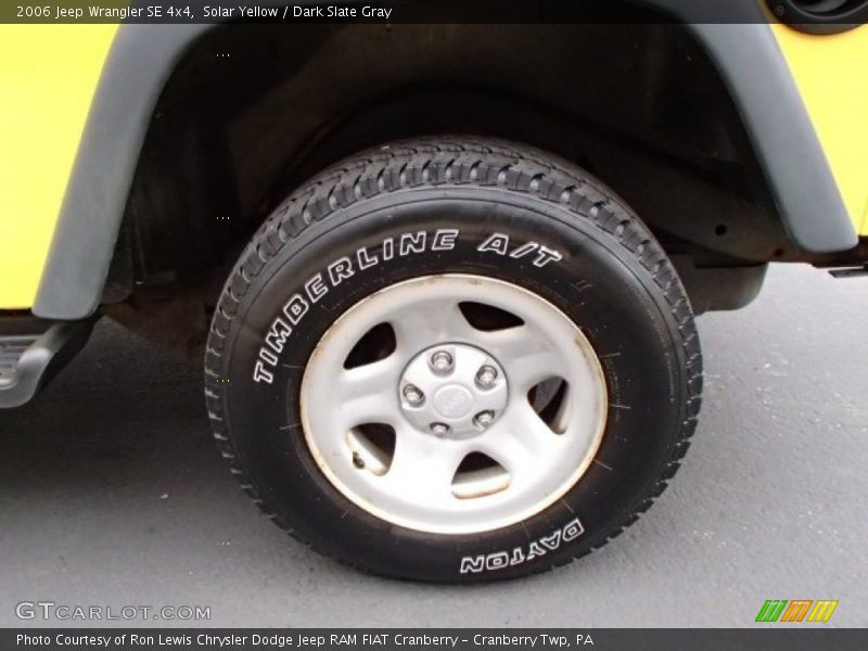 Solar Yellow / Dark Slate Gray 2006 Jeep Wrangler SE 4x4