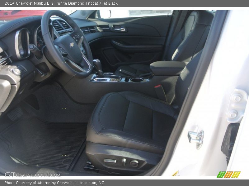White Diamond Tricoat / Jet Black 2014 Chevrolet Malibu LTZ