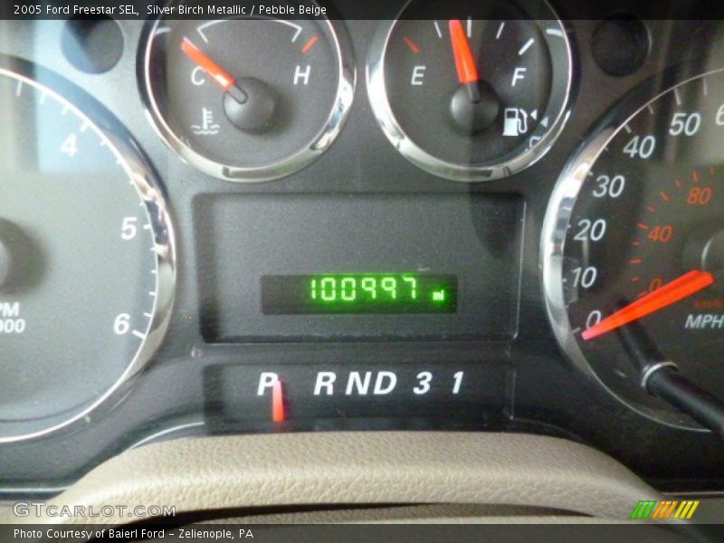 Silver Birch Metallic / Pebble Beige 2005 Ford Freestar SEL